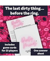 Tdc Games Dirty Minds Bachelorette Party Games for Adults, Bridal Shower Games Quiz with Naughty Clues for 25 Guests, Adult Games for Game Night