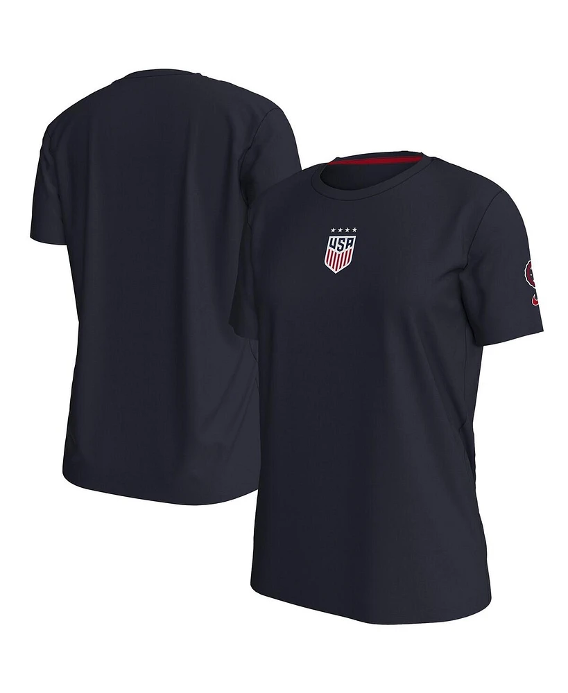 Nike Women's Navy Uswnt Crest T-Shirt