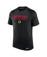 Fanatics Men's Black Chicago Blackhawks Authentic Pro Rink Tech T-Shirt