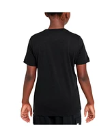 Nike Big Boys and Girls Black Paris Saint-Germain Swoosh T-Shirt