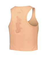 Pro Standard Women's Orange Atlanta Braves Neutral Fitted Racerback Tank Top
