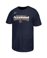 Nike Big Boys and Girls Navy Paris Saint-Germain 2025 Champions League Winners Core T-Shirt