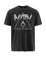 Sportiqe Men's and Women's Black Las Vegas Aces Rock Roll Collection Angus Mineral Wash Premium T-Shirt