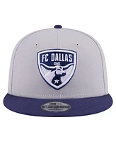 New Era Men's Gray Fc Dallas Color Pack Two-Tone 9FIFTY Snapback Hat