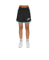 New Era Women's Black/Midnight Green Philadelphia Eagles Sport Classics Mesh Shorts