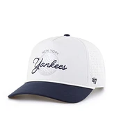 '47 Brand Men's White/Navy New York Yankees Gimmie Golf Hitch Rope Adjustable Hat