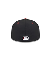 New Era Men's Black Round Rock Express Theme Nights 59FIFTY Fitted Hat