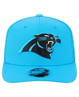 New Era Men's Blue Carolina Panthers Team Collection 9SEVENTY Stretch-Snap Adjustable Hat