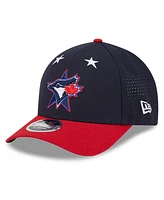 New Era Men's Navy/Red Toronto Blue Jays 2025 Mlb All-Star Game Workout 9FORTY M-Crown Adjustable Hat