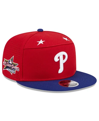New Era Men's Red/Royal Philadelphia Phillies 2025 Mlb All-Star Game Side Patch 9FIFTY Snapback Hat