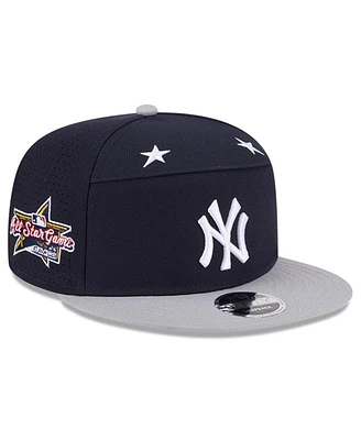 New Era Men's Navy/Gray New York Yankees 2025 Mlb All-Star Game Side Patch 9FIFTY Snapback Hat