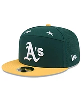 New Era Men's Green/Gold Athletics 2025 Mlb All-Star Game Side Patch 59FIFTY Fitted Hat