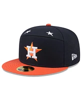 New Era Men's Navy/Orange Houston Astros 2025 Mlb All-Star Game Side Patch 59FIFTY Fitted Hat