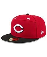 New Era Men's Red/Black Cincinnati Reds 2025 Mlb All-Star Game Side Patch 59FIFTY Fitted Hat