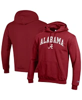 Champion Men's Crimson Alabama Crimson Tide Arch Over Logo Pullover Hoodie