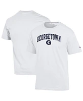 Champion Men's White Georgetown Hoyas Arched Logo T-Shirt