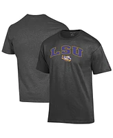 Champion Men's Charcoal Lsu Tigers Arch Over Logo T-Shirt