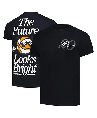 Kur8ted Men's and Women's Sabrina Ionescu Black New York Liberty the Future Looks Bright T-Shirt