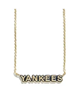 Wear by Erin Andrews New York Yankees Delicate Enamel Necklace