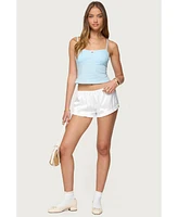 Edikted Women's Jovana Lace Trim Tank Top