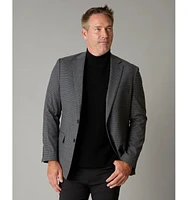 LuxLined Men's Itch-Free Merino Wool Mock Neck Sweater with Soft Inner Lining