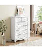 Casainc Freestanding Kitchen Cabinet Storage with 6 Drawers