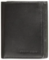 Perry Ellis Portfolio Men's Leather Gramercy Slim Trifold Wallet