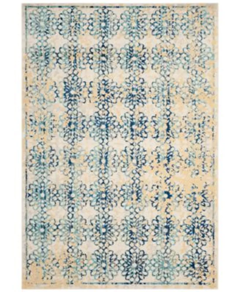 Safavieh Evoke Evk262c Ivory Blue Area Rugs