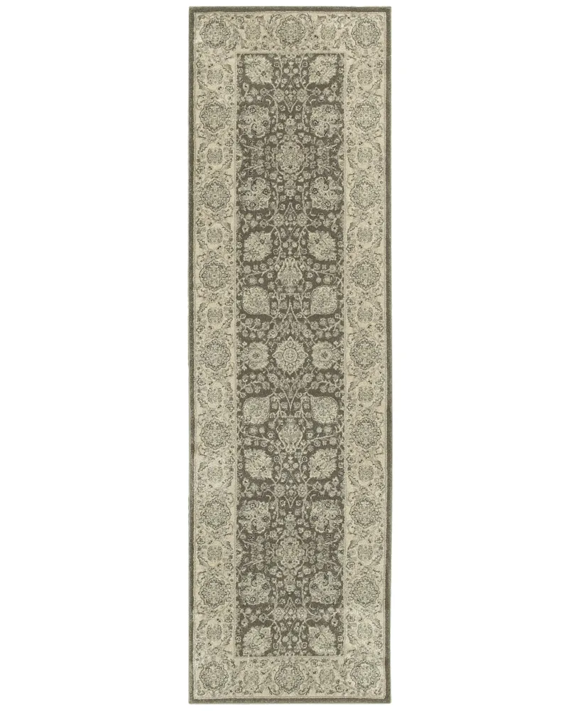 Jhb Design Tidewater Tabriz 2'3" x 7'6" Runner Rug