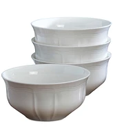 Mikasa Dinnerware, Set of 4 Antique White Cereal Bowls