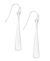 Lauren Ralph Lauren Silver-Tone Sculptural Mini Drop Earrings