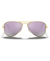 Ray-Ban Jr. Kids Sunglasses, RJ9506S Aviator (ages 4-6) 