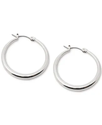 Lauren Ralph Small Graduated Hoop Earrings 1-1/8"