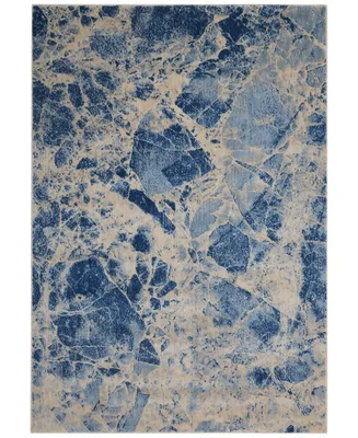 Closeout! Nourison Home Moraine MO745 Blue 2' x 2'9" Area Rug