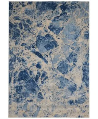 Closeout Nourison Home Moraine Mo745 Blue Area Rug