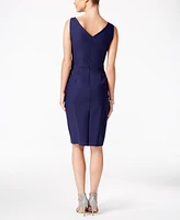 Alex Evenings Compression Embellished Ruched Sheath Dress