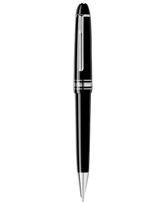 Montblanc Meisterstuck Midsize Platinum Black Ballpoint Pen 114185