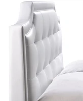 Ashima Modern Full Bed with Upholstered Headboard