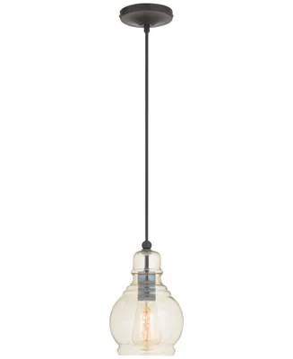 Livex Signature 1-Light 6" Mini Pendant