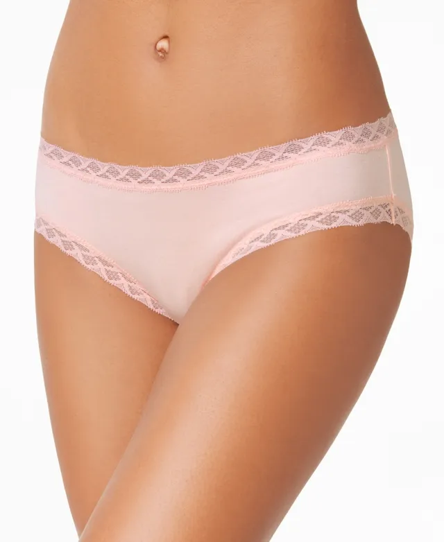 Natori Bliss 3-Pk. Lace-Trim Cotton Brief Underwear 156058MP