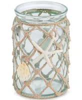 Avanti Seaglass Seashell and Netting Resin Tumbler