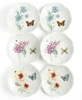 Lenox Butterfly Meadow Set of 6 Tidbit Party Plates