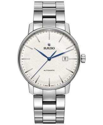 Rado Unisex Swiss Automatic Coupole Classic Stainless Steel Bracelet Watch 41mm R22876013