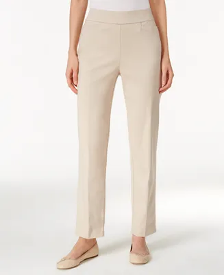 Alfred Dunner Classics Allure Pull-On Slim-Leg Pants