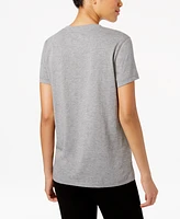 Hue Women' Sleepwell Solid / V-Neck T-Shirt with Temperature Regulating Technology
