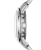 Fossil Men's Chronograph Grant Stainless Steel Bracelet Watch 44mm FS4736