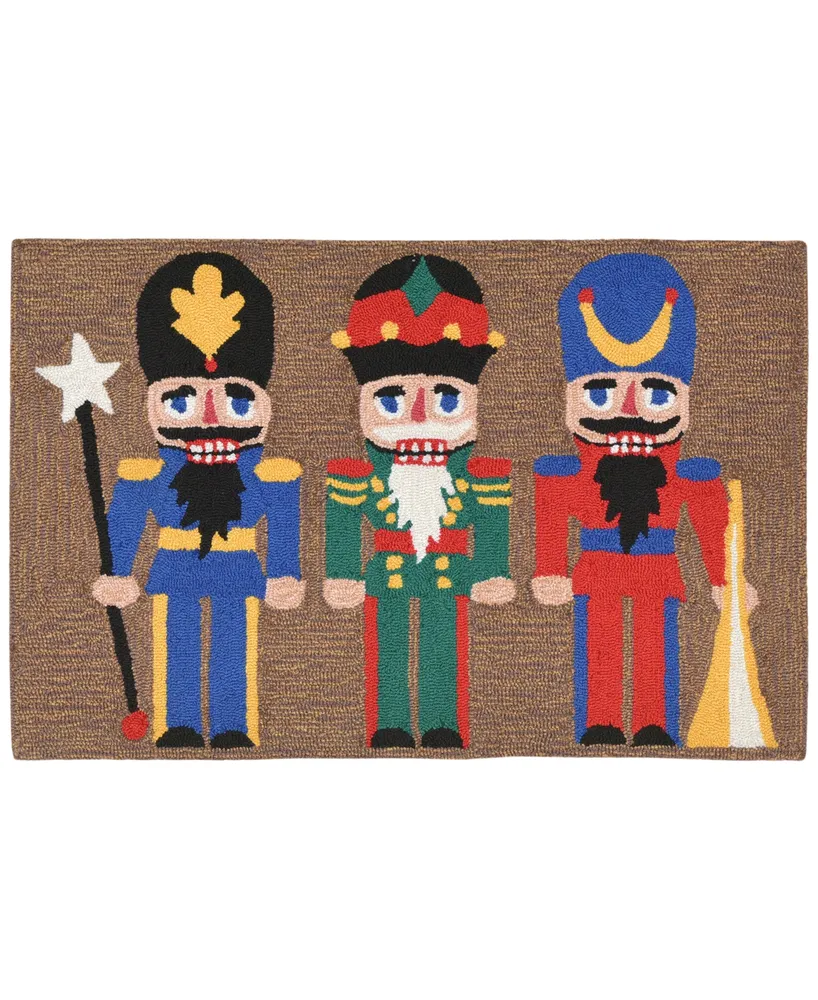 Liora Manne Front Porch Indoor/Outdoor Nutcracker Multi 2' x 3' Area Rug