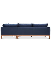 Jollene 113" 2-Pc. Fabric Sectional, Created for Macy's