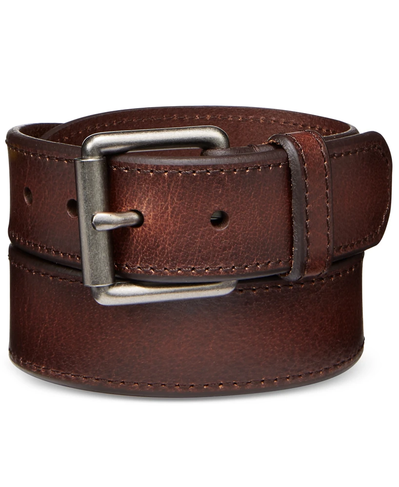 Levi's Men's Beveled-Edge Leather Belt