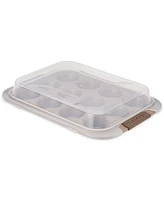 Anolon Advanced 12-Cup Covered Muffin Pan